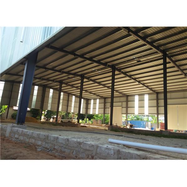 Export to Philippines customize design prefabricated structural steel frame warehouse