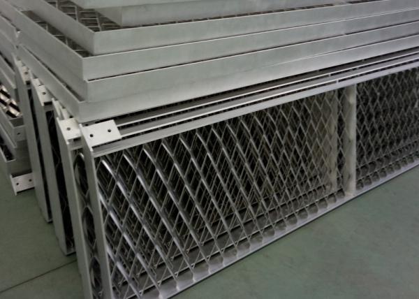 Grillage en métal déployé en aluminium pour décoration architecturale 1x2m