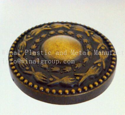 Antique brass finishing cabinet knob,Dia32*Dia31*H24,Zinc alloy,iron,plating per request.