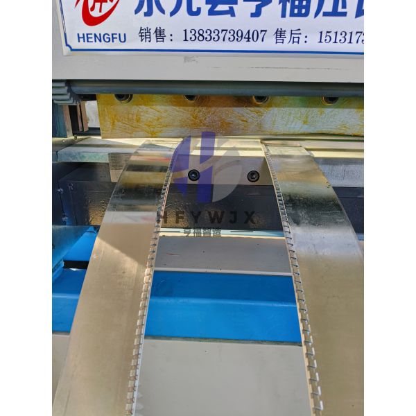 High Precision Flexible Duct Connector Machine For 0.3-0.6 Mm Material