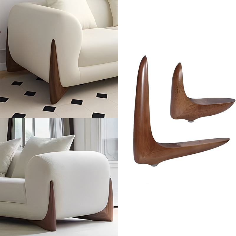 High-Quality Solid Wood Furniture Legs Sofa Feet Bed Feet Support Legs and Luxurious Wooden Furniture Feet