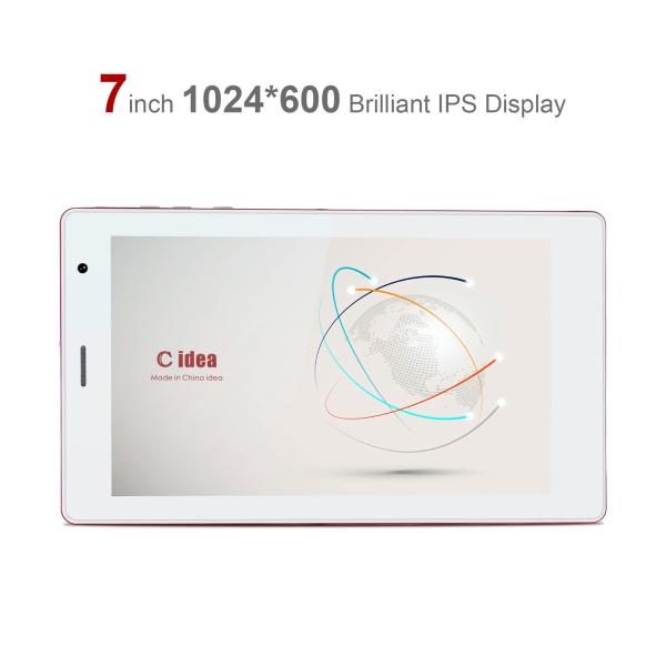 C idea Android Tablets For Learners 7 Inch With Quad Core Processor ROM 32GB Expansion Dual Camera CM520 (red)