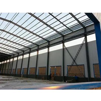 Prefabricated Portal Frame Metal Building Warehouse, Galvanized Steel Construction Building