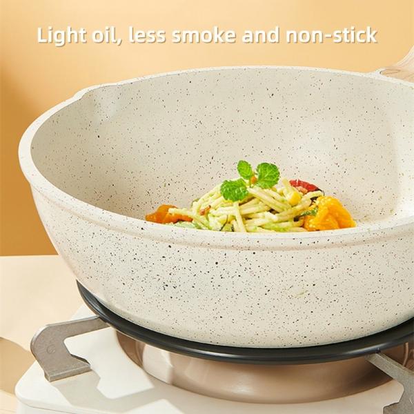 Custom Pots And Pans Maifan Stone Non-stick Coating Nonstick Kitchen Ware Cookware Sets Aluminum Cooking Pots Sets