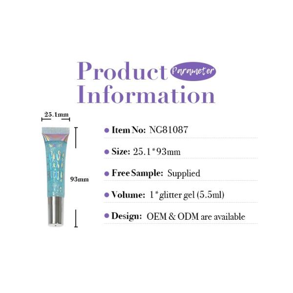 BSCI Versatile Glitter Body Gel Glitter Makeup Gel Longevity About 8 Hours
