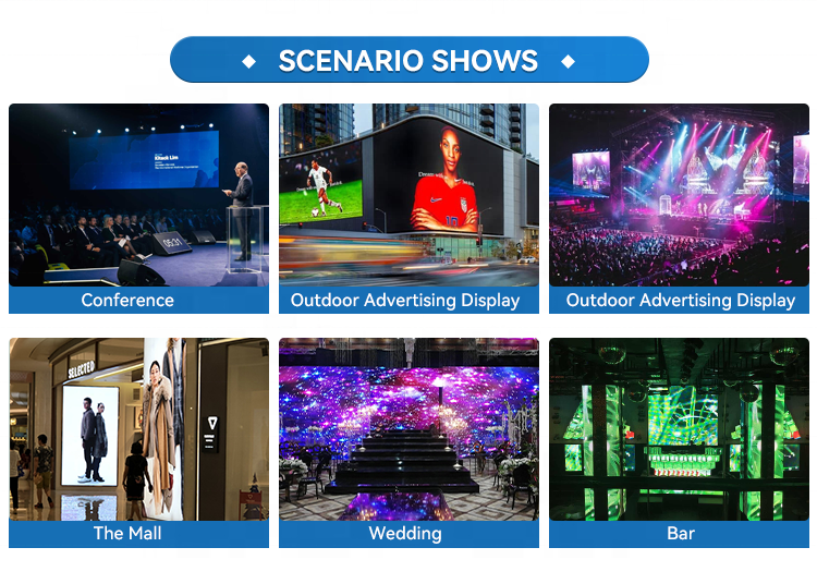 Outdoor LED Display P6 Pixel Pitch IP65 Waterproof 4500-5500cd/㎡ Brightness for Advertising and Commercial Use