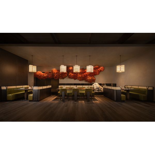 Elegant Luxurious  Hotel Furniture Living Spaces Solid Wood Frame Furniture