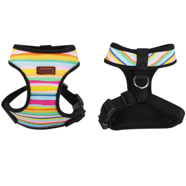 Adjustable Custom Logo Pet Dog Harness Small No Pull , Working Dog Harness Dog Vest Mesh