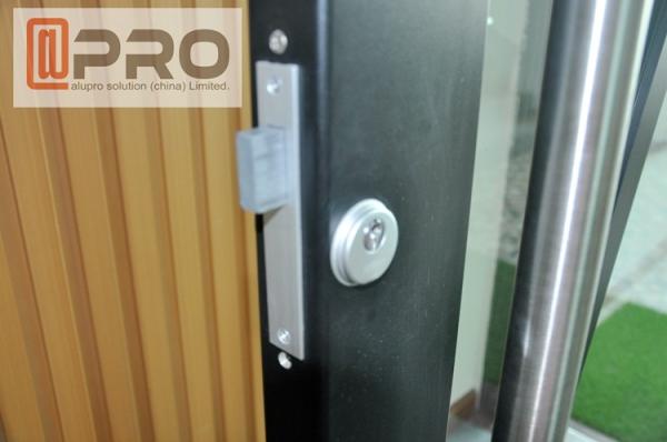 Thermal Break Modern Aluminum Low - E Glass Pivot Door For Store / Double Pivot Door front door pivot door aluminum