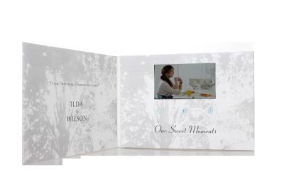 4.3 digital video brochure with built - in speaker / rechargeble battery , Customized