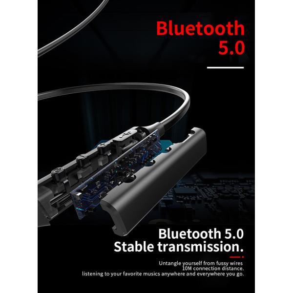 Водоустойчивый Neckband Bluetooth Earbuds микрофона Q12 10h спорта