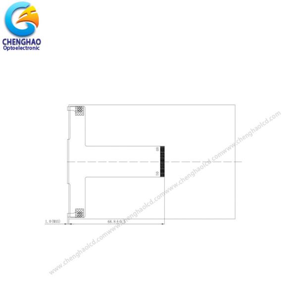 модуль LCD высокой яркости 5,0 Nits дисплея 2000 IPS TFT дюйма мини