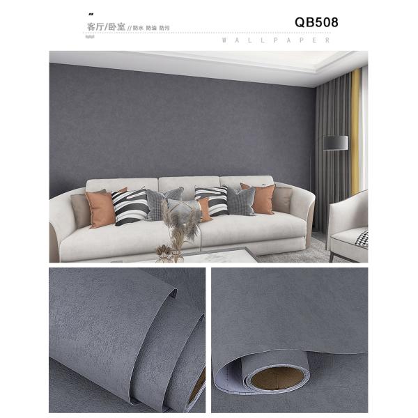 Papel de pared de tela azul rosa Papel de pared de tela impermeable para pared