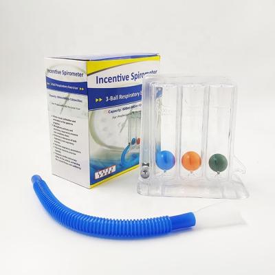 Breathing exercise equipment lung breathing trainer mouth breathing trainer vital capacity training three ball instrument