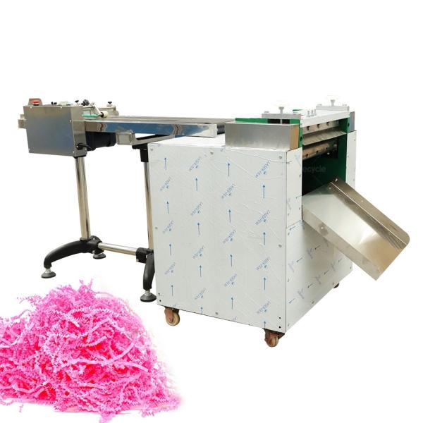 Straight Crinkle Paper Raffia Cutting Cutter Shredder Machine for Packaging Gift