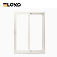 Puerta corredera de aluminio de vidrio de interior de línea delgada Puerta de patio de casa 72 X 80
