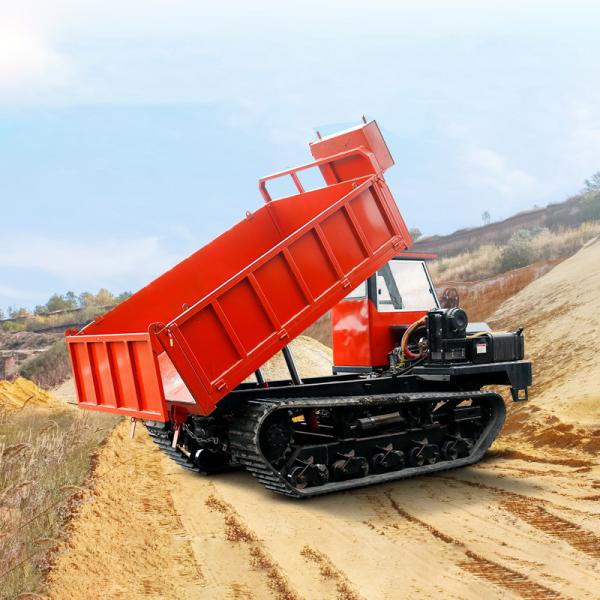 12 Ton Crawler Dumper Truck With Semi Tracked Design Weichai Jiaxin Engine And Guli 29 Model