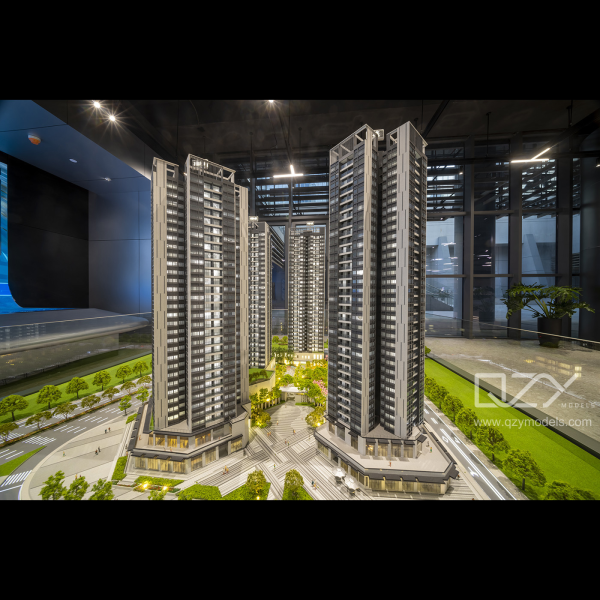 1:150 Hyper-realistic Talent Housing Sales Model | Zihe Residence Residential Sand Table