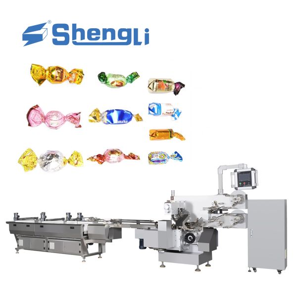 250-280pcs/Min Twist Packing Machine Truffles Chocolate Wrapping Machine