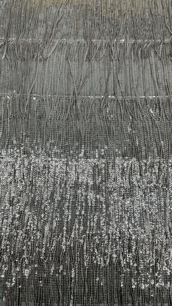 Fringe Sequin Fabric Elegant and Shinning For Girls And Handmade Accessories