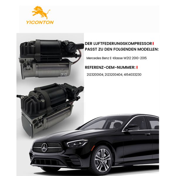 A2203200104 Air Suspension Compressor, Suitable for Mercedes-Benz S-Class W220/E-Class W211/CLS-Class W219 Models