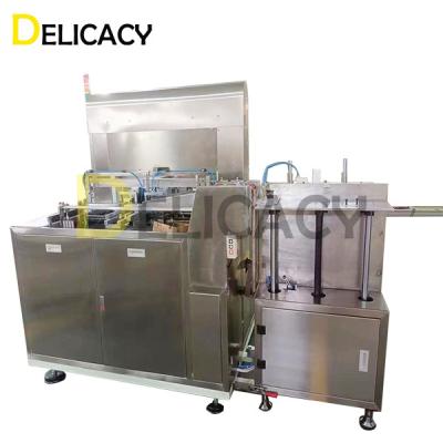 Máquina de costura de tampa de lata de biscoito 70cpm Velocidade de alimentação 7.5Kw