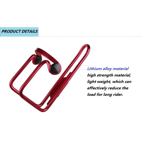 Light Cycling Mountain Bike Water Bottle Holder Cage Lithium Alloy Mount Bottle Holder Bracket Rack 67.6g five colors
