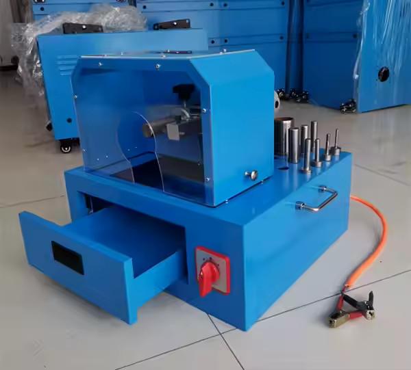 Electric 12v 1/4'' To 2'' Hose Size Hydraulic Hose Skiving Machine With Motor Power 0.4 Kw Hose Peeling Machine Car Loading