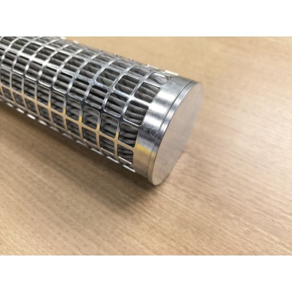 316L Stainless Steel Pleated Filter Cartridge with Large Filtration Area and High Temperature Resistance