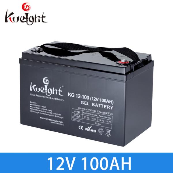Solar Vrla 12v 100ah Gel Deep Cycle Battery Ups Station Lead Acid Rechargeable Battery
