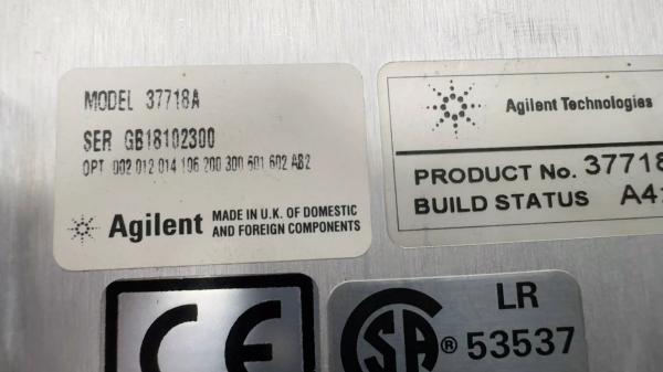 Agilent 37718A OmniBER 718 Optical Spectrum Analyzer 2.5 Gb/S SDH/SONET Communications Performance Analyzer