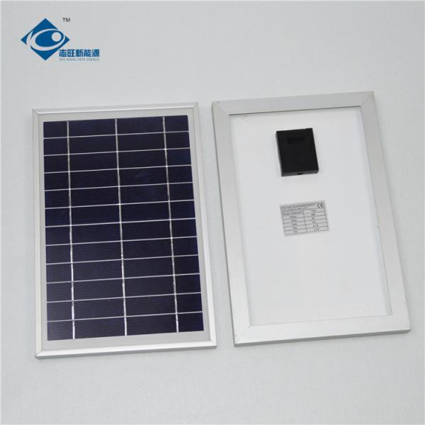 панель солнечных батарей системы солнечной энергии ZW-6W-6V 6V 6W мини портативная стеклянная прокатанная
