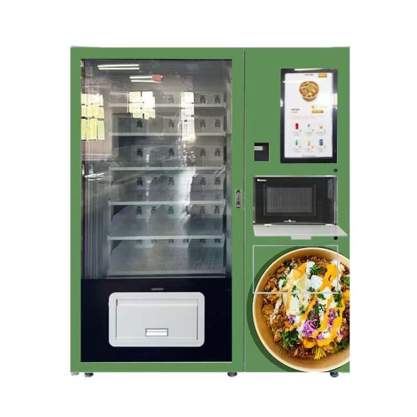 Convenient Fast Food Vending Machine With Built-In Microwave Oven for heating 24
