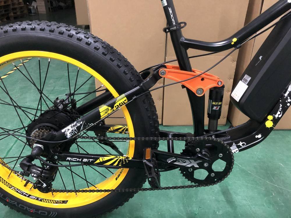Полный подвес БИТ 890 26 БОГАЧЕЙ горы Ebike 1000w 48v автошины дюйма жирный