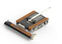 Equipo de limpieza fotovoltaica solar flexible Robot de limpieza de paneles solares para granjas solares PV Intersolar