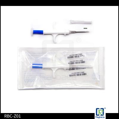 2,12 x seringa do microchip de 12mm com microplaqueta RBC da identificação - Z01 para o seguimento da identificação dos gatos