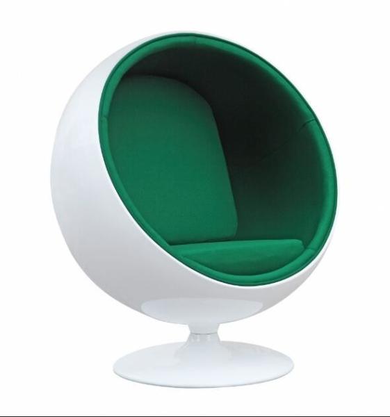 Fiberglass Modern Leisure Ball pod Egg shape Chair living room lounge chair