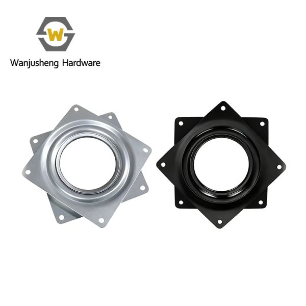 3 - Inch Metal Turntable with Steel Balls 360 - Degree Rotating Hollow Small Turntable Hardware Bearing