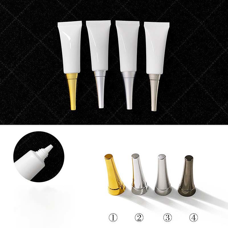 Flexible And Squeezable Cosmetic Plastic Soft Tube Customizable For Size, Color, Printing, And Shape With Recyclable PE Material