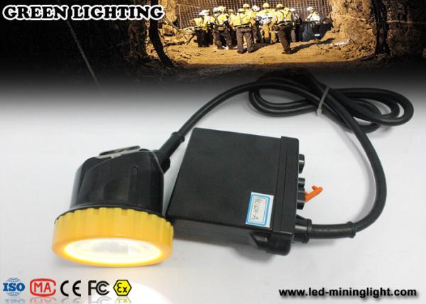 50000 Lux Strong Brightness Waterproof Rechargeable Led Hard Hat Light Hunting With Li - Ion Battery
