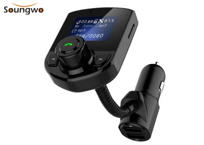 adaptador Handsfree do carro do jogo 3.5mm Bluetooth do carro de 1.44inch LCD Bluetooth