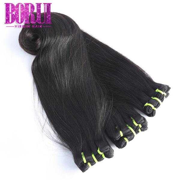 Soft  Funmi Bone Double Drawn Human Hair Hook Curly Dyed Bleach No Tangling