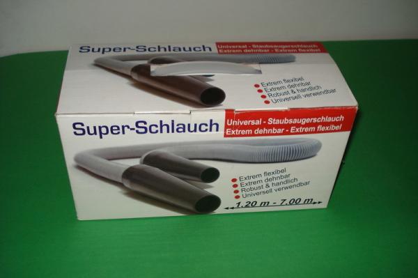 Grey Recyclable Super Schlauch , PVC Vacuum Hose Extension 115 - 520cm