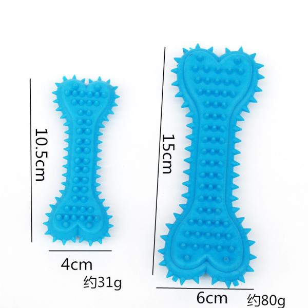 Rubber Toothbrush Stick for Dogs Bone Toy Juguetes Para Mascotas Teeth Cleaning Pet Dental Chew Toy