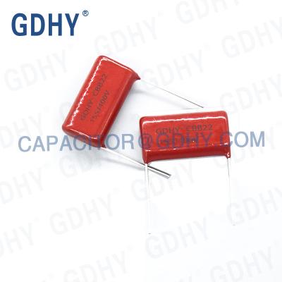 CBB22 155J400V 1.5uF metalizou o capacitor do filme do polipropileno