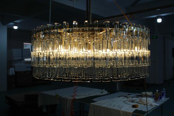 Customized Marignan Round Chandelier 152cm Round Decorative Crystal Chandelier