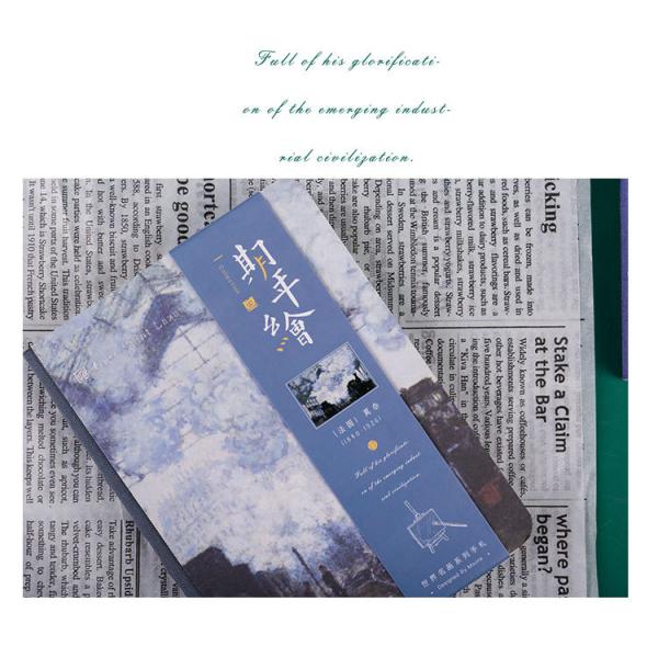 Ретро Ван Гог Масляная живопись Записка художественная литературная записка для продвижения бизнеса