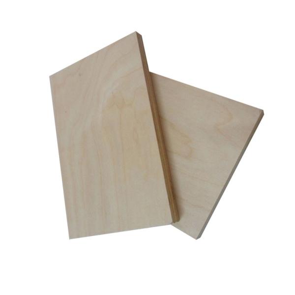 E1 Glue 4x8ft 3mm Birch Faced Plywood For Laser Cutting