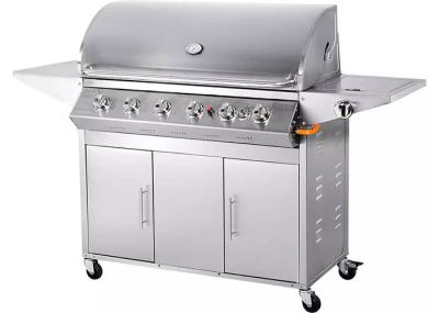 Built In Freestanding Gas Grills And Stove Combo 6 Burners 40 Inch Outdoor