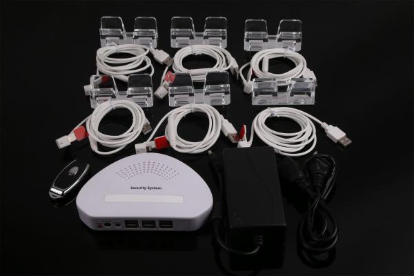Comer 8 Ports Intelligent Mobile Phone Battery Holder Security Anti-Theft acrylic stand